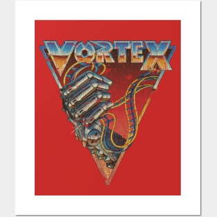 Vortex Roller Coaster 1987 Posters and Art